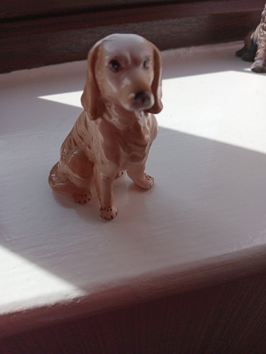 Golden labrador ceramic - golden,