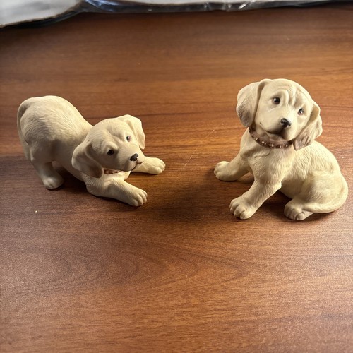 Vintage homco yellow labrador - homco,