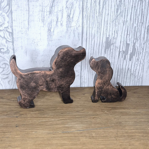 Labrador dog ornament - ornament, pair