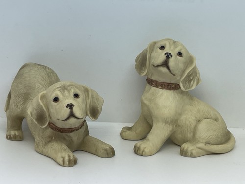 Vintage homco golden labrador - vintage,