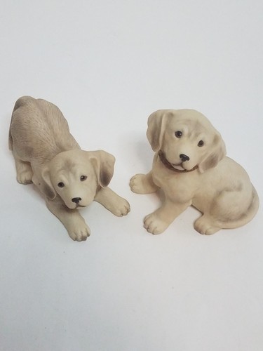 Vintage homco golden labrador - vintage,