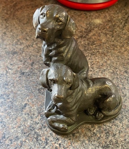 Vintage pair labradors - vintage,