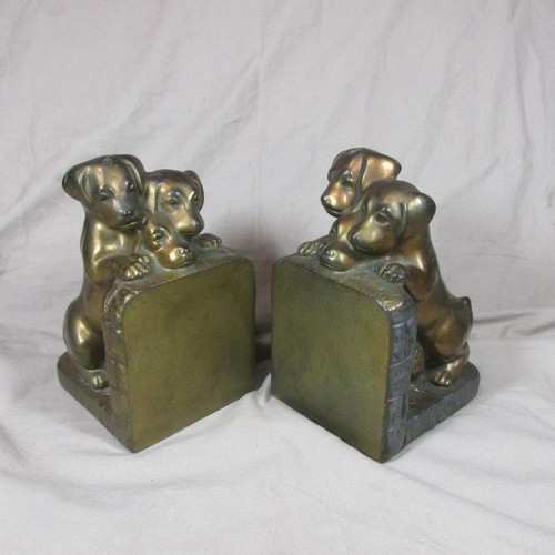 Pair antique labrador puppies - pair,