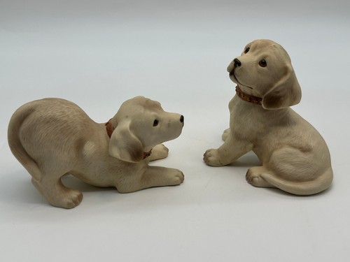 Homco yellow labrador lab - labrador, dog