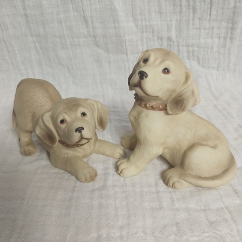 Vintage homco golden - golden, labrador