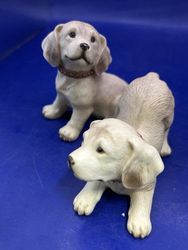 Vintage homco golden labrador - vintage,